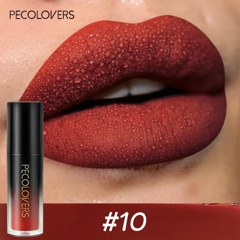 14-Color Long-Lasting Waterproof Matte Lip Gloss