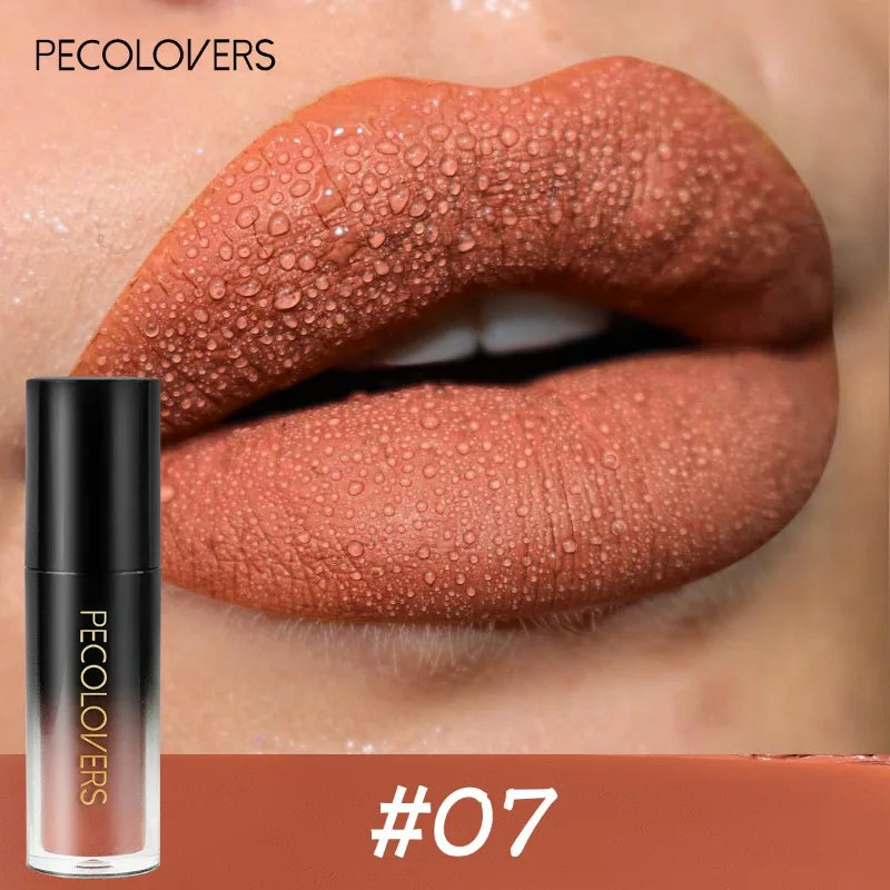 14-Color Long-Lasting Waterproof Matte Lip Gloss