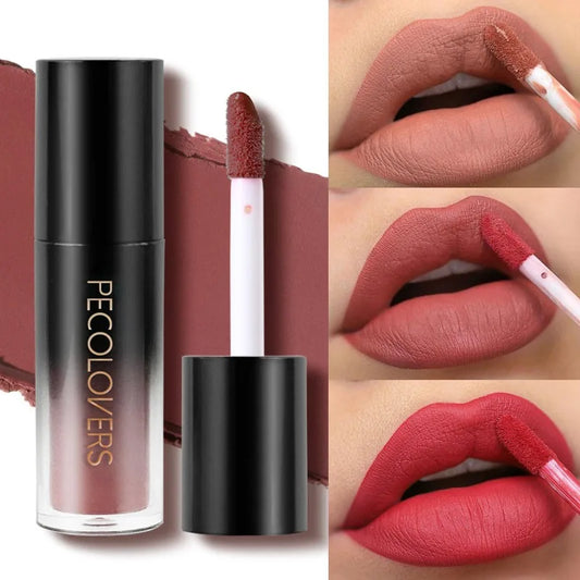 14-Color Long-Lasting Waterproof Matte Lip Gloss