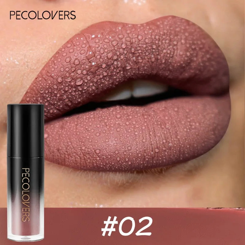 14-Color Long-Lasting Waterproof Matte Lip Gloss