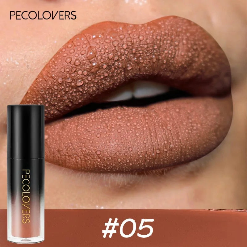 14-Color Long-Lasting Waterproof Matte Lip Gloss
