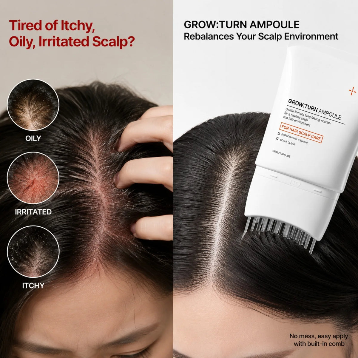 Nourishing Scalp Serum with Massage Comb