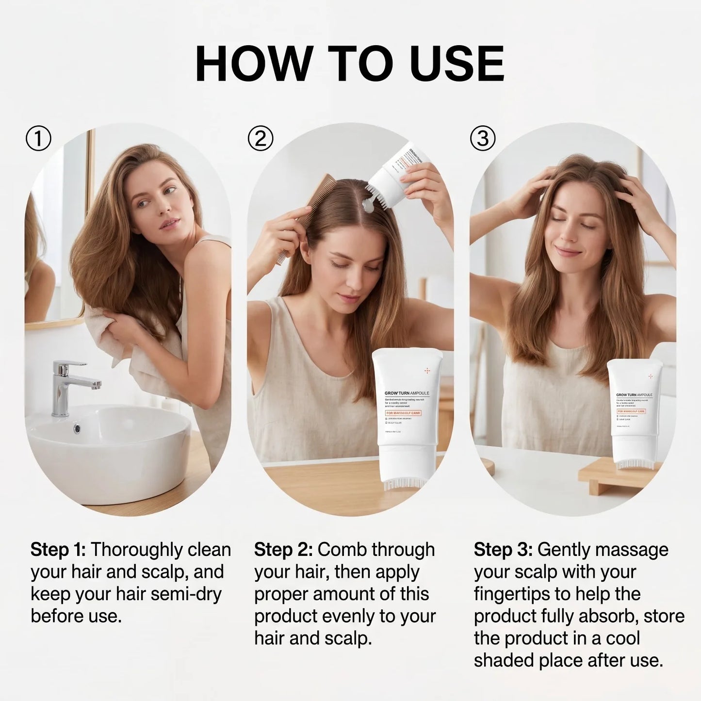Nourishing Scalp Serum with Massage Comb